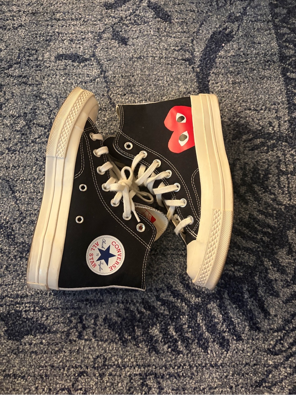 Comme des garçons PLAY converse chuck taylors - Picture 2 of 5